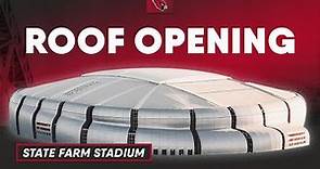 State Farm Stadium Roof Open Time-lapse | Arizona Cardinals