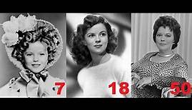 Shirley Temple from 0 to 77 years old