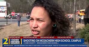 Shooting on McEachern High School campus in Cobb County