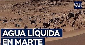 Descubierta agua líquida en Marte