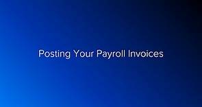 PSL+: Posting Your Payroll Invoices
