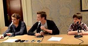 RedCarpetEndings Interview with Max Irons, Jake Abel & Chandler Canterbury