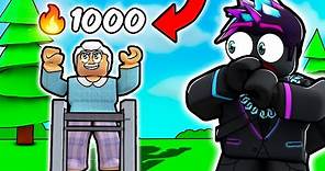 I Taught MY GRANDMA How To Play Roblox BedWars!
