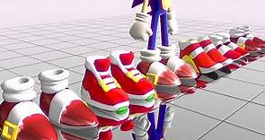 All of Sonic's Shoes | Which One Is Your Favorite? [Animation] Sonic's Shoe Collection