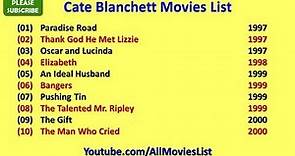Cate Blanchett Movies List
