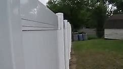 how to correctly install six 6' foot vinyl privacy fence - fencing tricks to proper installation-Vav