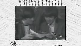 George helps John Lennon read a poem from ‘In His Own Write’