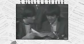 George helps John Lennon read a poem from ‘In His Own Write’