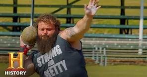 Robert Oberst's RECORD BREAKING Shot Put Throw | The Strongest Man in History | History