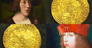 Moneda de la semana: Florín de oro neerlandés de Carlos I con tipo de su padre, Felipe I de Castilla
