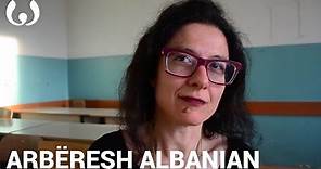 WIKITONGUES: Giuseppina speaking Arbëresh Albanian