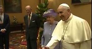 Reali d'Inghilterra in visita al Papa - Öna fügida dal Papa