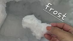 freezer frost