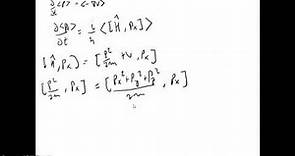 139 Introducción a la Mecánica Cuántica - Teorema de Ehrenfest en 3 dimensiones