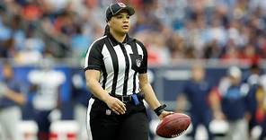 NFL referee Maia Chaka speaks in WNY