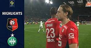 STADE RENNAIS FC - AS SAINT-ÉTIENNE (2 - 0) - Highlights - (SRFC - ASSE) / 2021-2022