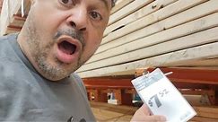 2"x 4" PRICE DROP by 7% prices on lumber at Home Depot