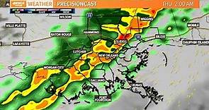 New Orleans Severe Weather Forecast: Chance of strong storms Wednesday