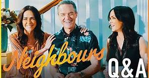 Neighbours Q&A - Stefan Dennis (Paul) & Gayle & Gillian Blakeney (Christina & Caroline)