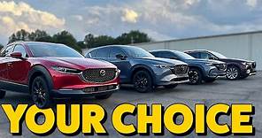 Side By Side of the Mazda Crossover Lineup
