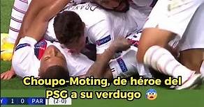 ¡DE HÉROE A VILLANO! 😱 Choupo-Moting clasifica y elimina al PSG 👀 #viral #futbol #championsleague