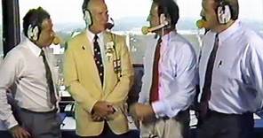 Tom Landry Hall of Fame remarks and visit to the ABC Booth (1990)