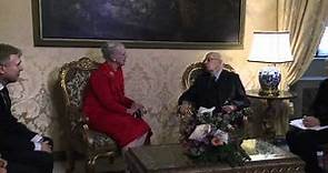 Giorgio Napolitano con la Regina Margherita II di Danimarca