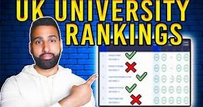 UK University Rankings Reaction - Professional's Opinion