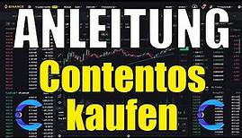 Contentos (COS) kaufen ANLEITUNG (sehr!! schnell & günstig) ✔️ Investieren als Anfänger Tutorial