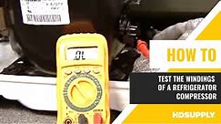 GE Refrigerator - Compressor Testing | HD Supply