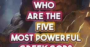 Who are the Five most powerful Greek Gods? #mythology #greekmythology | Mythology Greek Gods