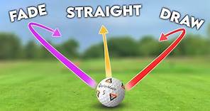 How to shape ANY golf shot! | Draw + Fade + Stinger + Straight