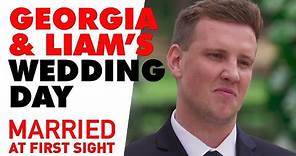 Liam and Georgia's bright and uplifting wedding day | Married at First Sight 2021