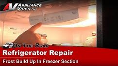Whirlpool Refrigerator Repair - Frost Build Up in Freezer - Jazz Board