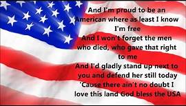 Lee Greenwood - God Bless The USA (Lyrics)