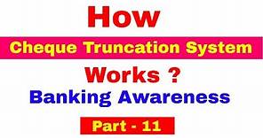 How Cheque Truncation System ( CTS) works ! Detailed Explanation For Bank PO | Clerk | IPPB PO