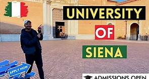 University of Siena Tour! Tuition Fees! Scholarship! Application Process! Part-time jobs