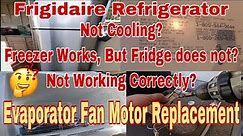 How To Fix Frigidaire Refrigerator Not Cooling Properly | Freezer Working Fine | Model LGUI1849LF1