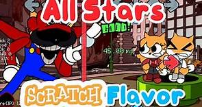 FNF - All Stars on Scratch: Mario's Madness V2 (First Part)