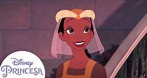 La Princesa Tiana va a un baile de máscaras | Disney Princesa