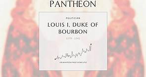 Louis I, Duke of Bourbon Biography - Duke of Bourbon