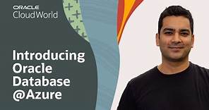 Introducing Oracle Database@Azure | Oracle CloudWorld 2023