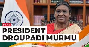 President Droupadi Murmu LIVE | Droupadi Murmu Speech | India's 75th Republic Day | LIVE TV