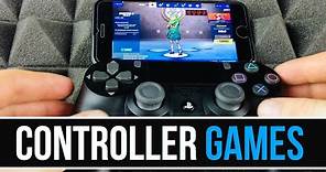 What games can you use PS4 controller on iPhone?