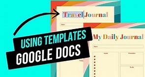 How to Get and Use Google Docs Templates