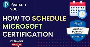 How to Schedule Microsoft Certification Exam | Pearson Vue Exam | Step by step guide