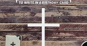 Religious Birthday Wishes to Write in a Card