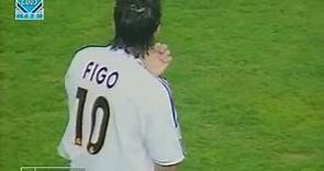 luis figo vs barcelona 2003/2004 at the camp nou