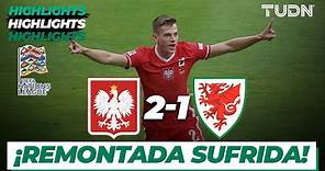HIGHLIGHTS | Polonia 2-1 Gales | UEFA Nations League 2022 - J1 | TUDN