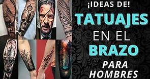 Descubre los mejores diseños de TATUAJES para HOMBRES en el BRAZO/ Golden Tattoo / #tattoos